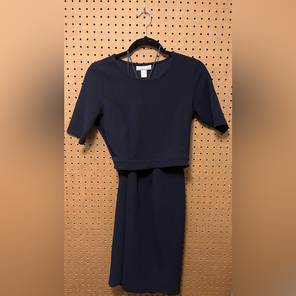 NWT Maternity Nursing Dress Navy S